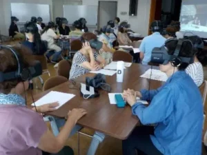 VR 体験を元に、発達障害や視覚障害の当事者の感じ方を体験 ひたちなか市　社会福祉
