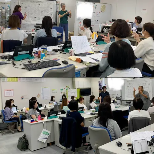 9月3日(水)明治安田　水戸市社　那珂湊営業所にて障害者理解促進事業出前講座(手話)