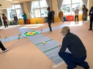 ひたちなか・ボランティア連絡協議会 交流会を開催（オーバルボール体験）の様子