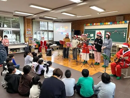 ひたちなか市の学童と交流　Goodサマリタンズのクリスマス会2025の様子