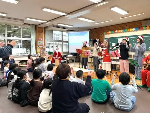 ひたちなか市の学童と交流　Goodサマリタンズのクリスマス会2025の様子