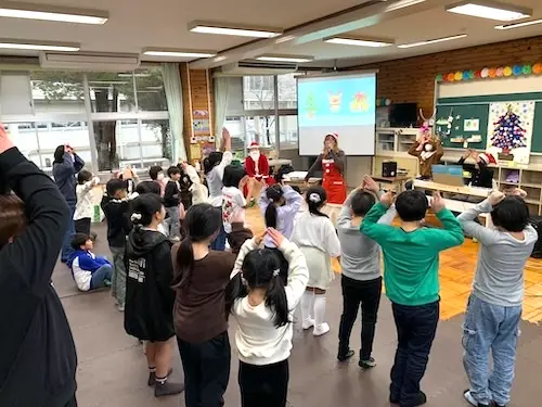 ひたちなか市の学童と交流　Goodサマリタンズのクリスマス会2025の様子