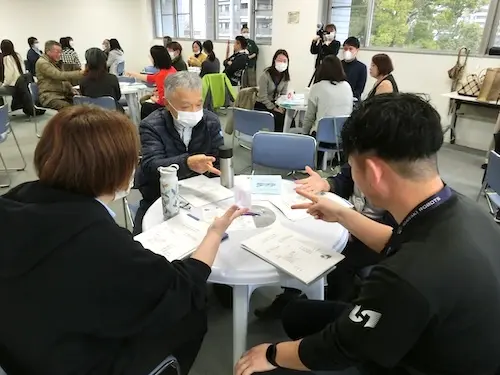 ひたちなか・地域福祉人材育成講座　たのしいまちにするのはだれ？の様子