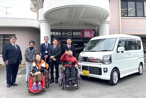ロジスティード東日本様より福祉車両をご寄贈いただきました＠ひたちなか市
