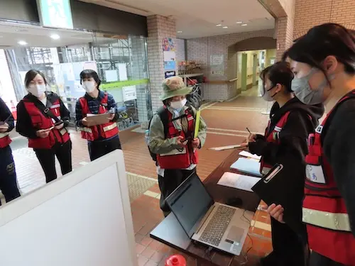 ひたちなか市の災害支援体制強化へ。設置・運営訓練と初動対応研修を実施の様子