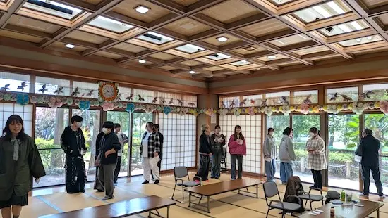 文化デザイナー学院の学生によるひたちなか市総合福祉センター視察の様子