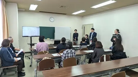 ひたちなか市手話奉仕員養成講座 基礎課程の開講の様子