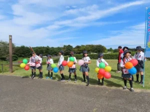 国営ひたち海浜公園の無料開放日に行われた共同募金活動