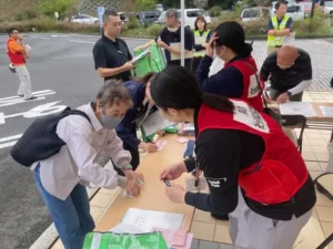 東海村社会福祉協議会で実施された災害ボランティアセンター設置運営訓練の様子